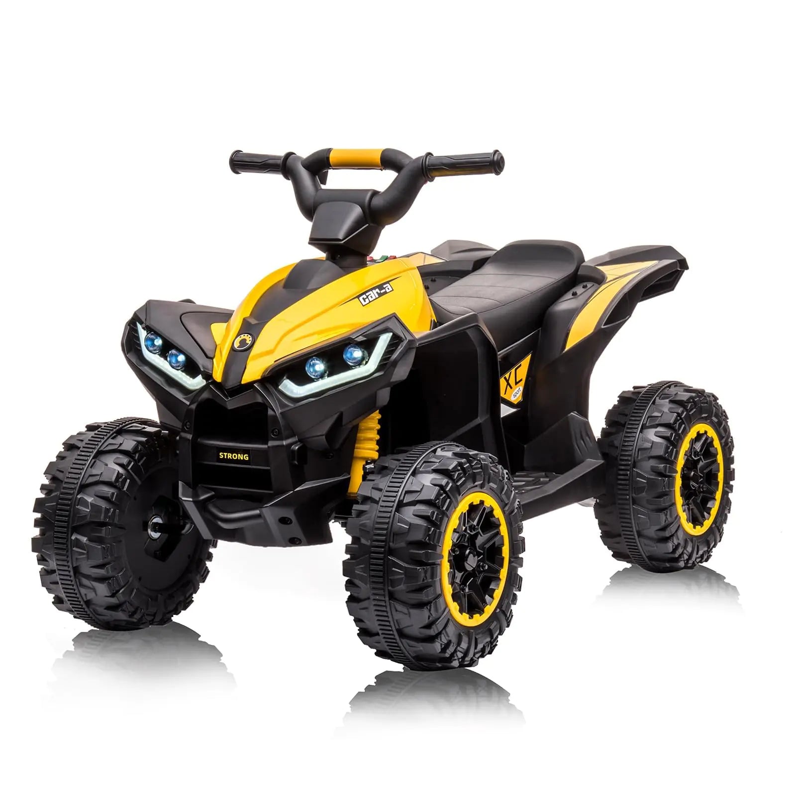 ATV para Niños Operado por Batería de 12V con 4 Ruedas y Control Remoto Velocidades luces LED. Ideal para niños de 3 a 7 años. 🚀 Ahorra $3,000 MXN por tiempo limitado. 👉 Envío GRATIS + Garantía total incluida.