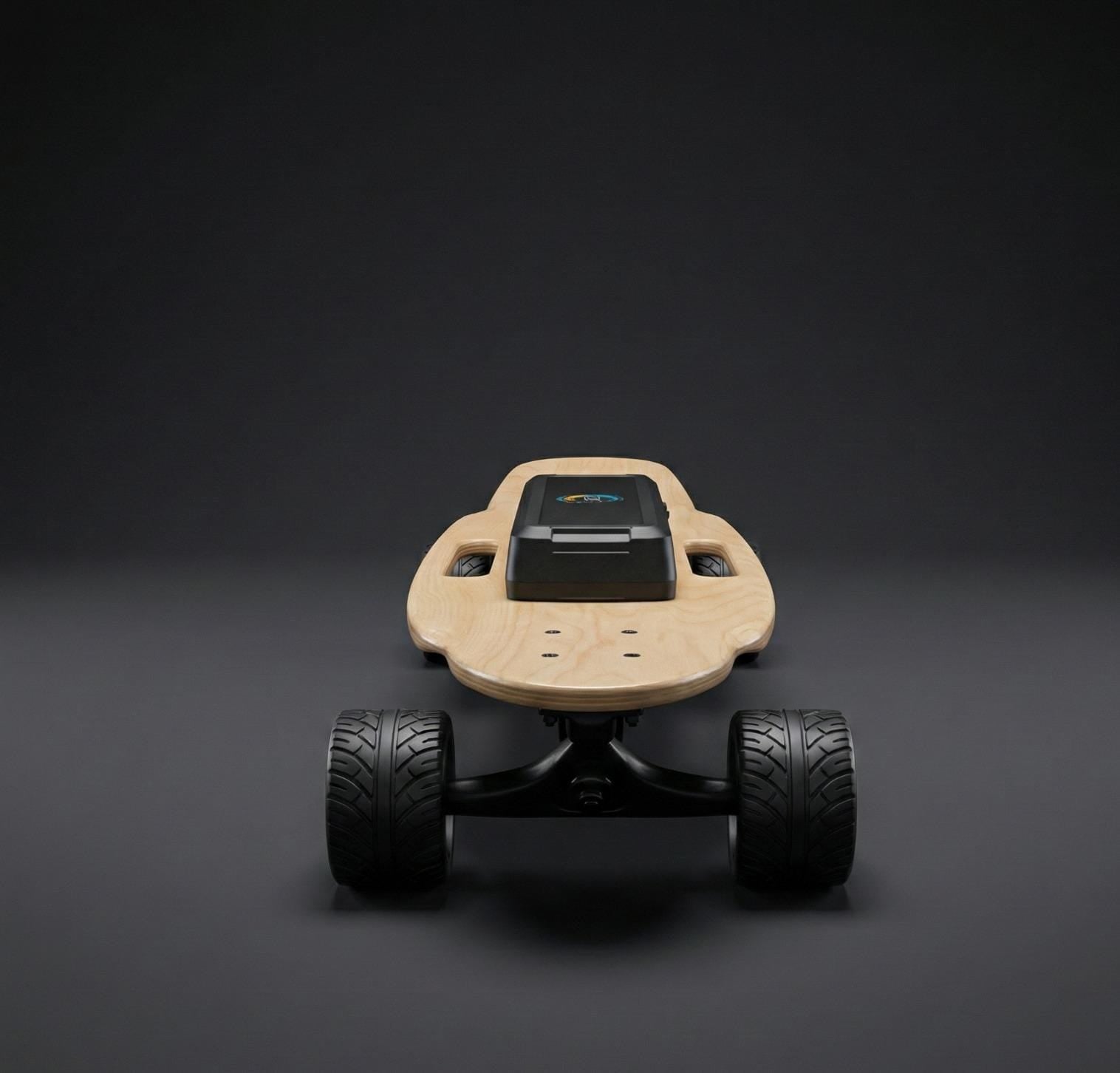 Caroma Monopatines Eléctricos con Control Remoto, Motor Potente Sin Escobillas de 350W, Velocidad Máxima de 12.4 MPH, 3 Velocidades Ajustables, Monopatines Eléctricos Portátiles de Longboard para Adultos y Niños