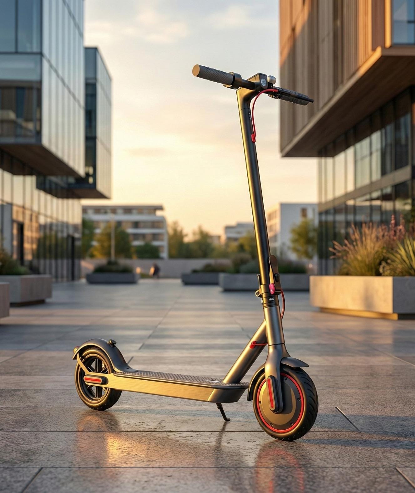 Patinete Eléctrico 350W para Adultos | 19 MPH, 22 Millas de Autonomía, Llantas de 8.5”, Batería 281Wh, Freno Electrónico + App – Negro
