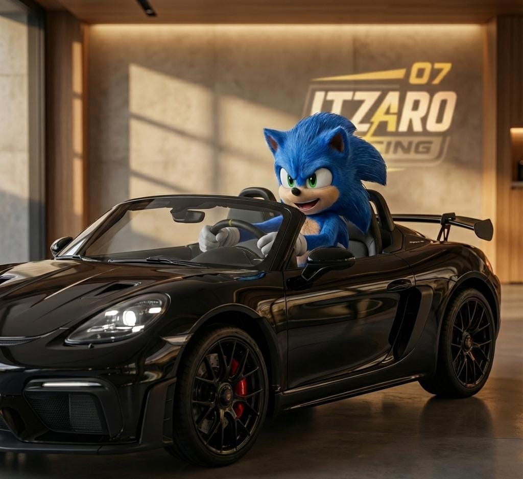 Primer Coche Eléctrico Porsche 718 Licenciado de 12V para Niños, Juguetes para Montar aptos para Niños Pequeños, Coche con Control Remoto para Padres, Luces LED, Puertas que se Abren, Reproductor de MP3, Arranque Suave y 3 Velocidades (Negro)