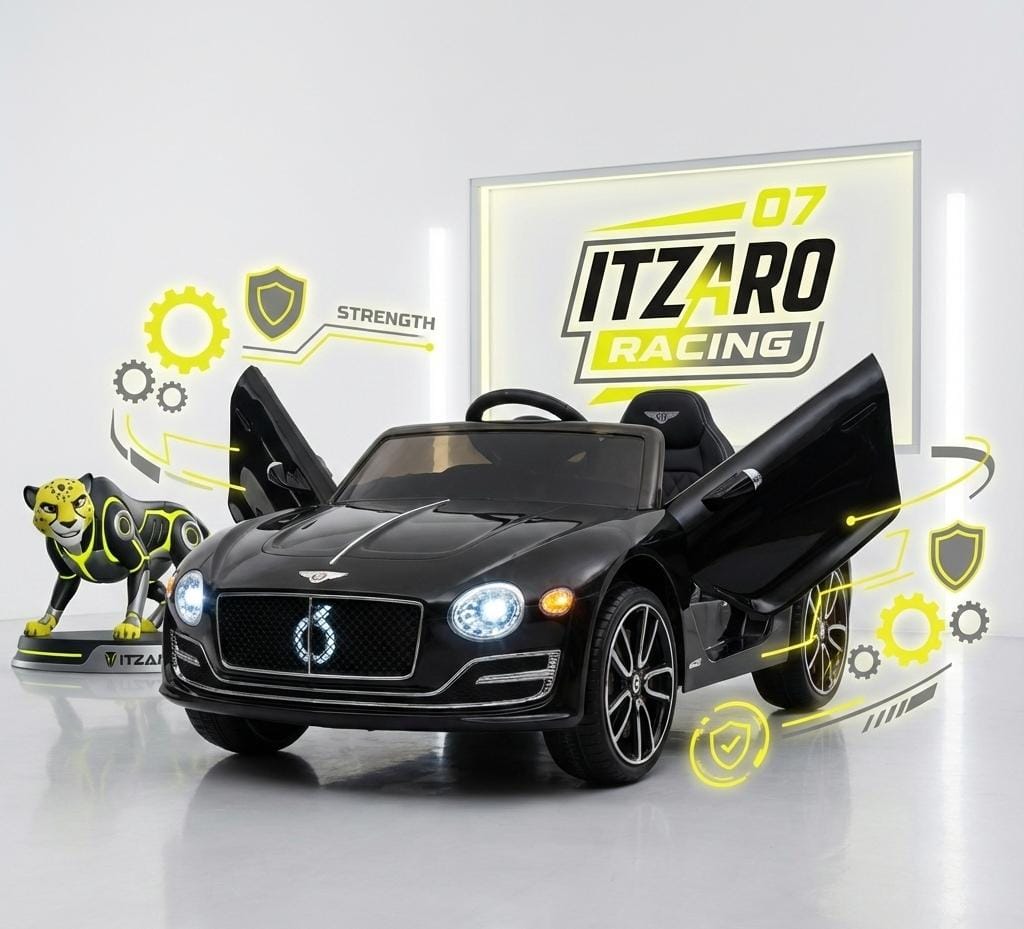 Bentley EXP12 Eléctrico 12V para Niños – Control Remoto, Luces LED, Música y Puertas de Alas