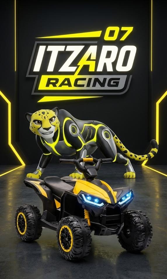 ATV para Niños Operado por Batería de 12V con 4 Ruedas y Control Remoto Velocidades luces LED. Ideal para niños de 3 a 7 años. 🚀 Ahorra $3,000 MXN por tiempo limitado. 👉 Envío GRATIS + Garantía total incluida.