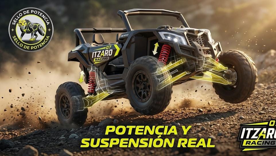 Juguetes para Montar para Niños 4-8 Doble Asiento UTV con Control Remoto Vehículos Eléctricos con Bocina 3 Velocidades Luces LED Reproductor MP3 Puertas que se Abren Cinturón de Seguridad (Negro)