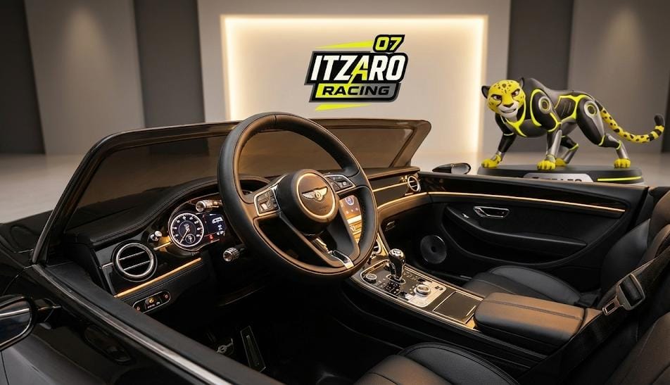 Bentley EXP12 Eléctrico 12V para Niños – Control Remoto, Luces LED, Música y Puertas de Alas